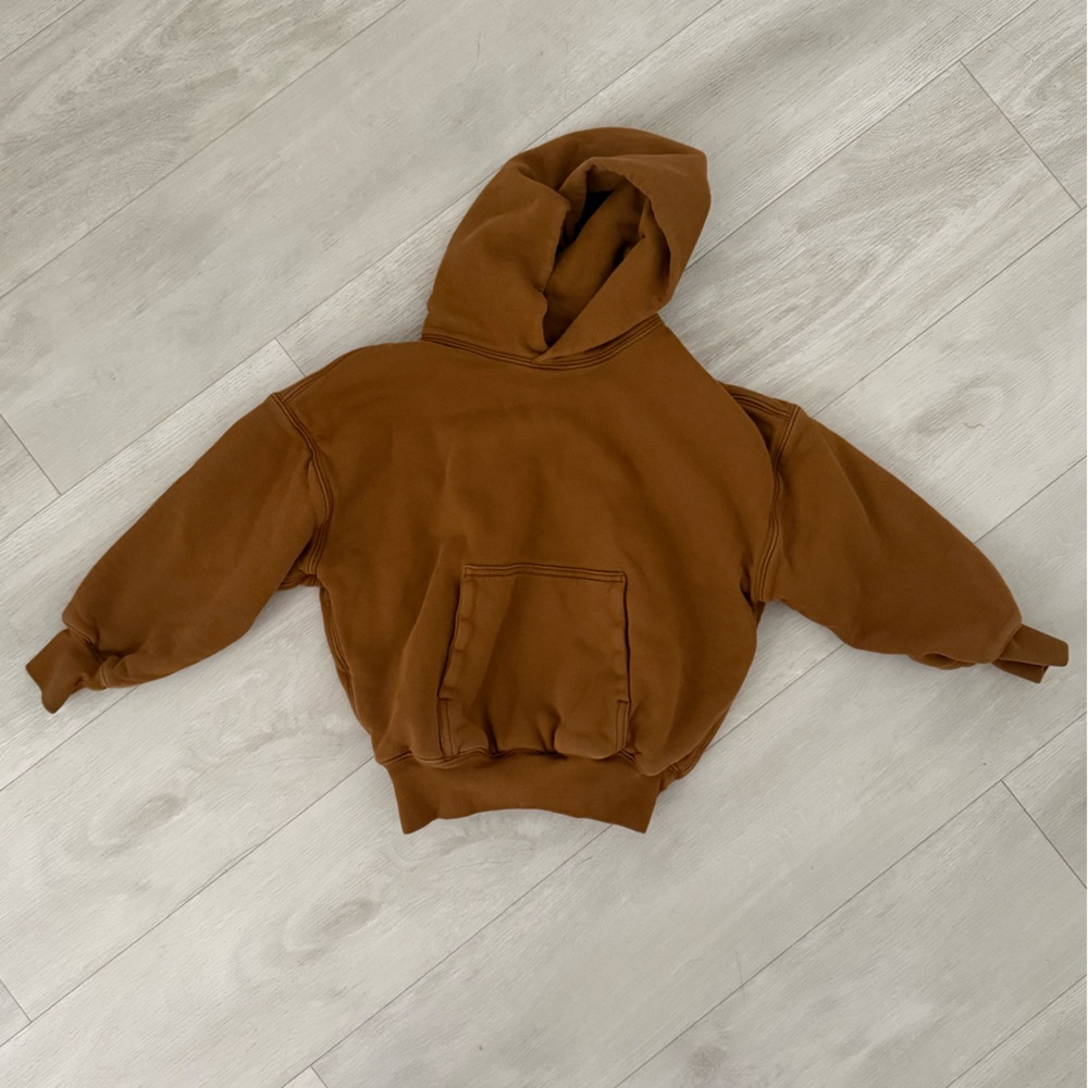 Yeezy x Gap Kids Hoodie – Size S (6-7Y) – Brown – Gently Used